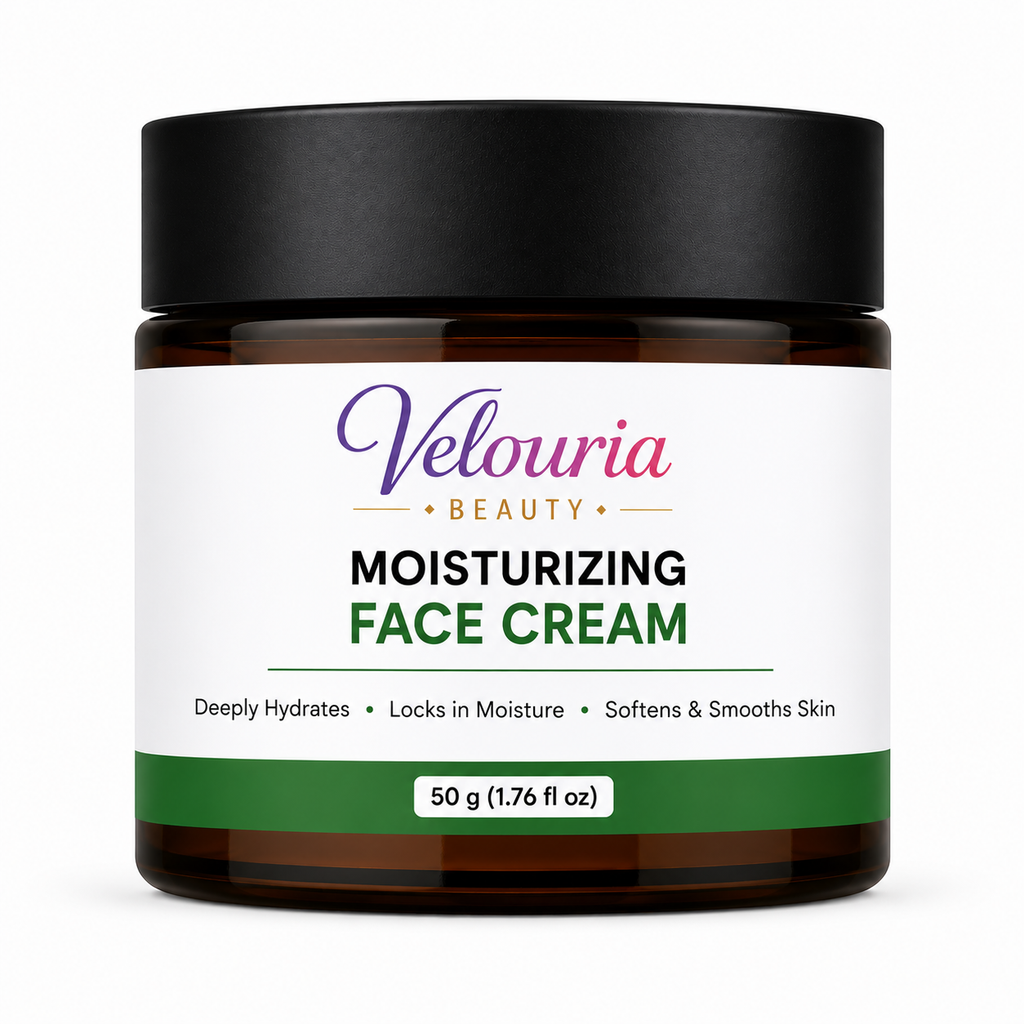 Velouria Beauty Face Cream for Glowing| Nourishes & Evens Skin Tone | Natural Glow Cream for Men & Women | Lightweight Daily Moisturizer | 50 g (Moisturising Face Cream)